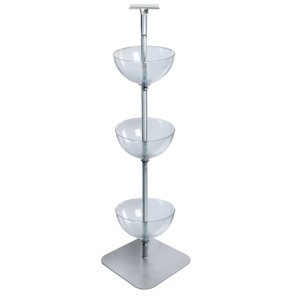 Three-Tiered 14" Bowl Floor Display